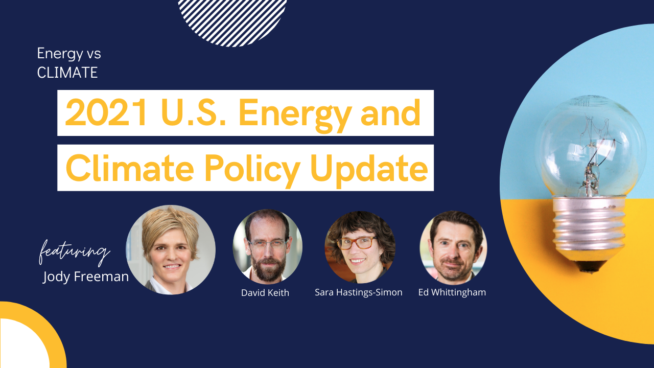 2021 U.S. Energy And Climate Policy Update